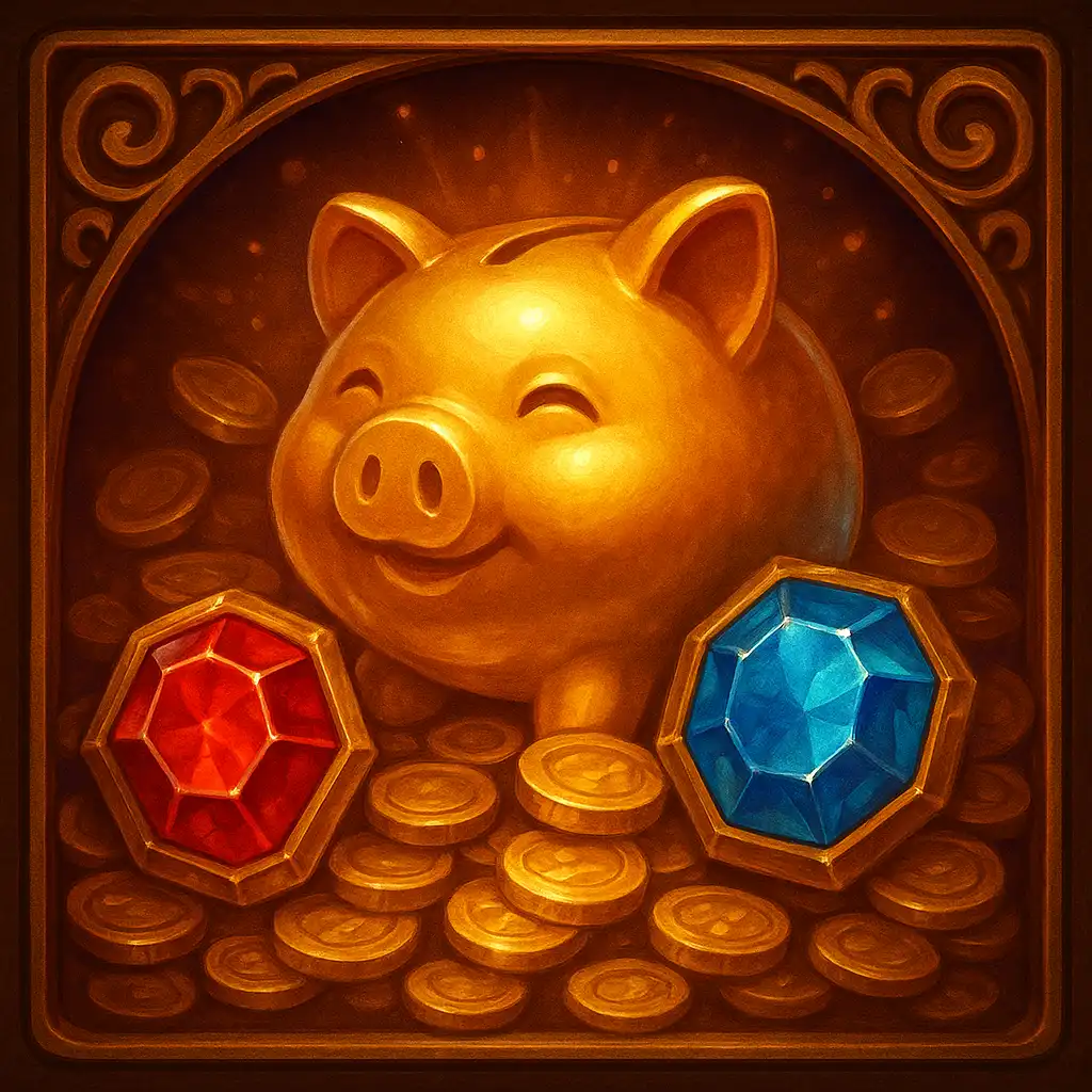 Piggy Prizes Wand of Riches slot game artwork
